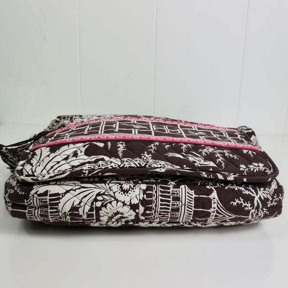 Vera Bradley Brown floral and bird schoolbag - Picture 3 of 12